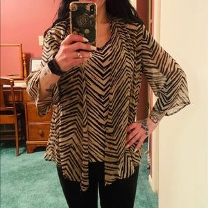 JM Collection Petite size M tank and cardigan/top